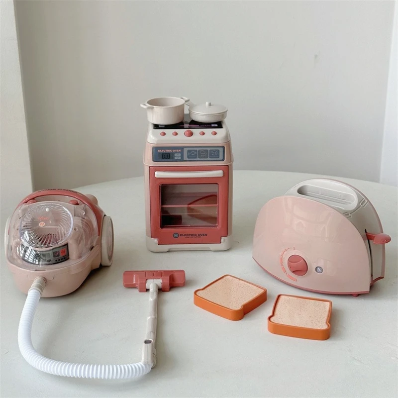 Eletrodomésticos cozinhar móveis de cozinha máquina de lavar café pão modelo cena em miniatura brinquedo crianças presente