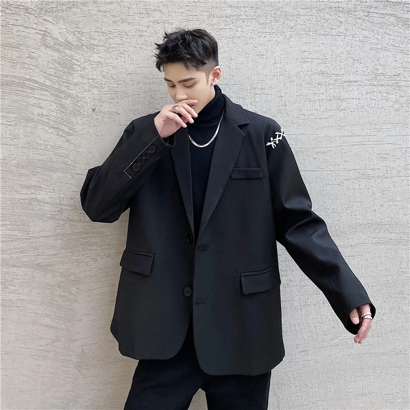 

Мужской повседневный костюм ручной работы Thiened Tead, осенняя коллекция, брендовая верхняя одежда, дизайн Sli Haome, классический крой.