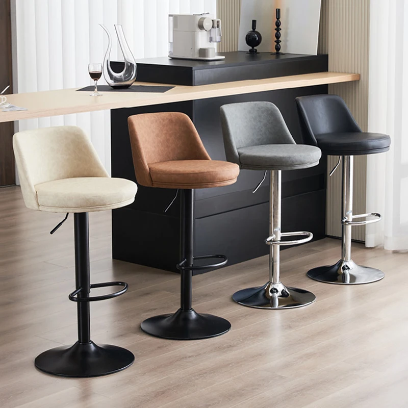 

High Table Minimalist Bar Stool Swivel Metal Mainstays Industrial Bar Chair Modern European Cadeira Giratoria Home Furniture