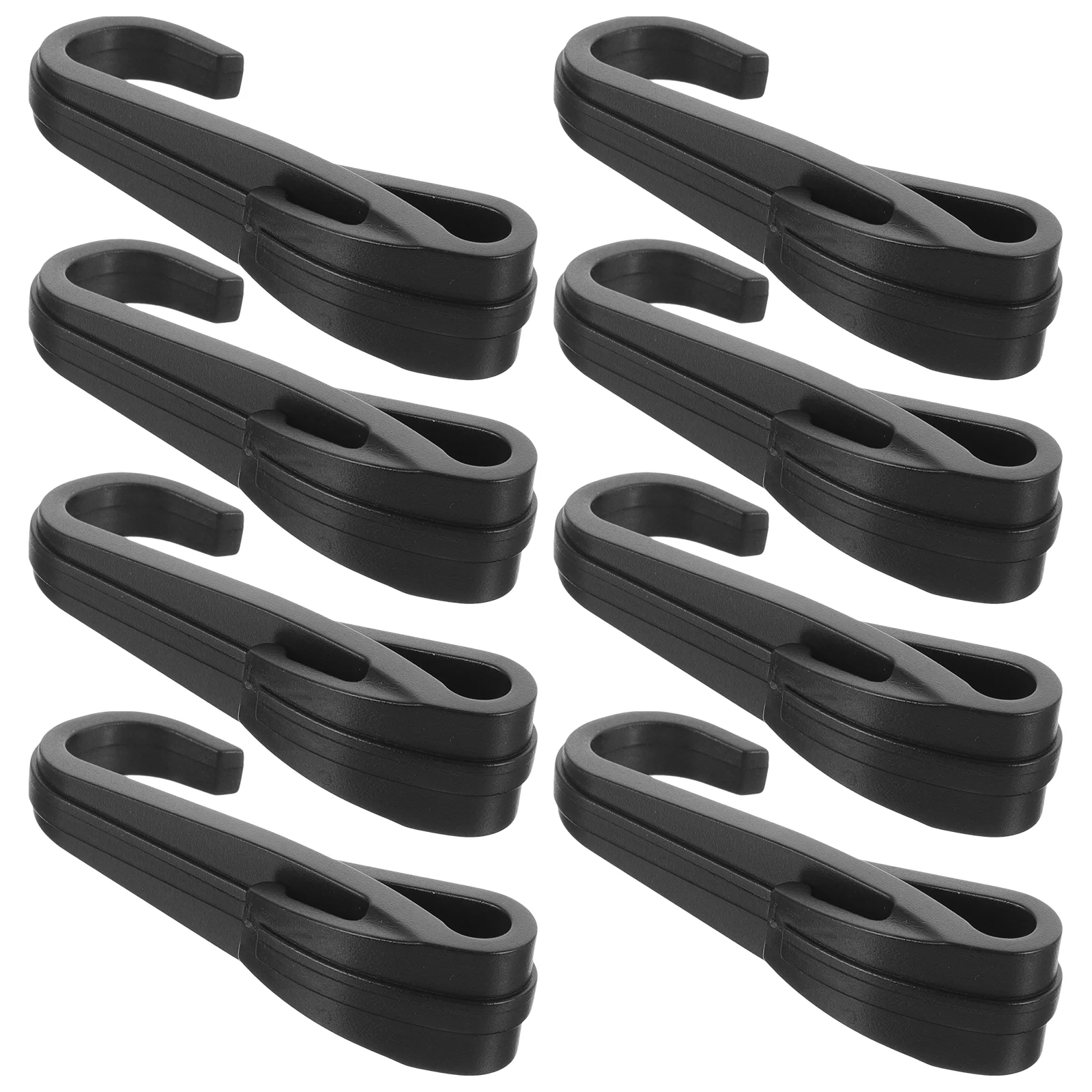 12 Pcs Two-way Hook Safety Headlight Accessory Clip for Hardhat Lightweight up Plastic Outdoor Tool