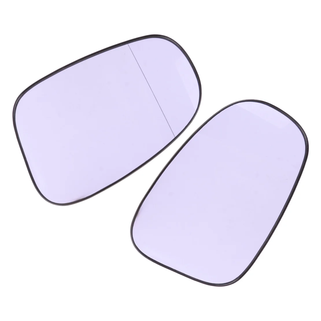 

New 1 Pair Car Left & Right Side Rear View Mirror Glass WITHOUT Backing Plate Heated Fit for Toyota Prius 2010-2017 87961-0P060