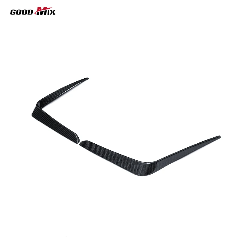 Paktechz Prepreg Dry Carbon Fiber Body Kit Rear Canards Bumper Trims Aero Part for BMW XM G09 2022 -
