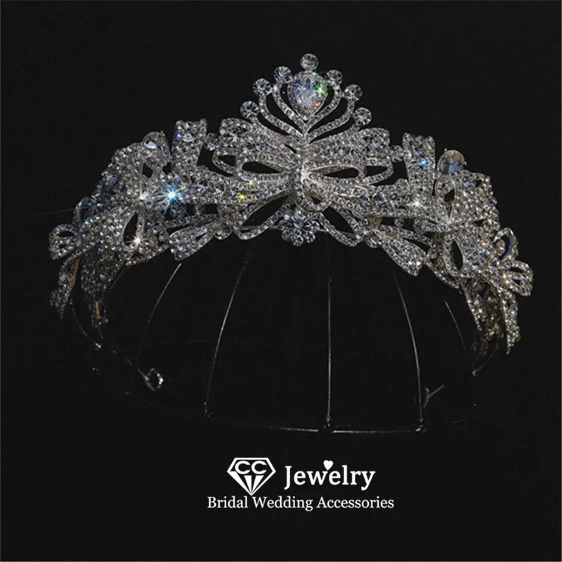 CC Baroque Tiaras Women Hair Accessories Wedding Headbands Bridal Headbands Engagement Hairwear Separable Crystal Crowns AN483