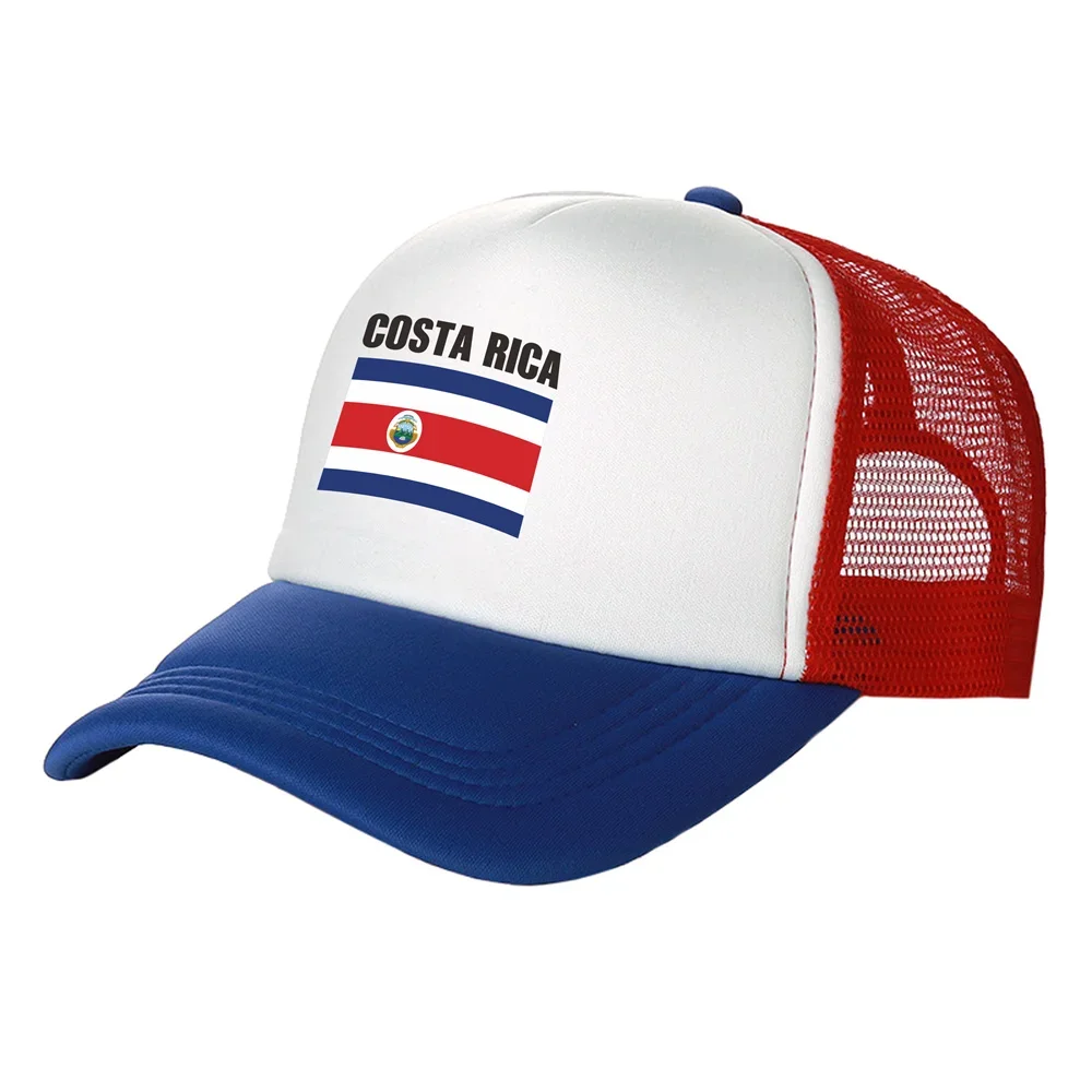 Costa Rica Trucker Caps Men Costa Rica Hat Baseball Cap Cool Summer Unisex Mesh Net Caps