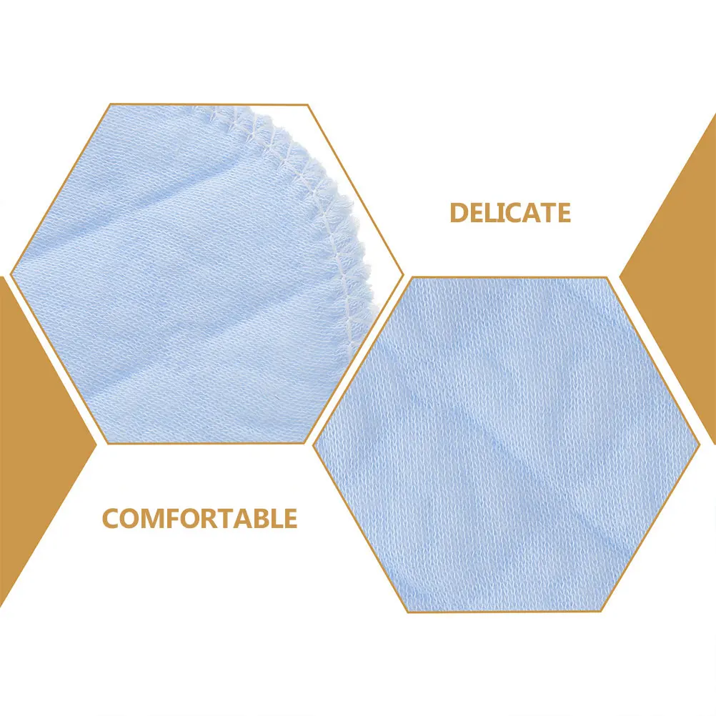 20 قطعة الحلمات قابل للغسل يغطي مادة لطيفة عالية امتصاص الماء المضادة للانسكاب منصات الثدي منصات التمريض الأزرق الفاتح