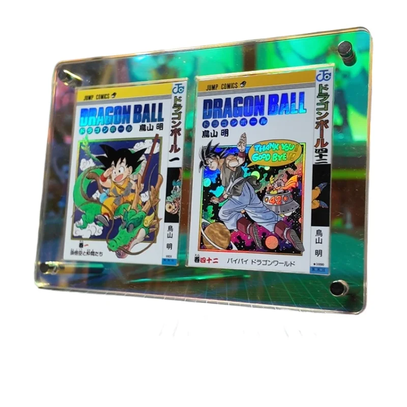 

Dragon Ball Manga Cover Laser Flash Card Collection, Two-dimensional Action Figures Peripheral Toys, Children's Birthday Gifts
