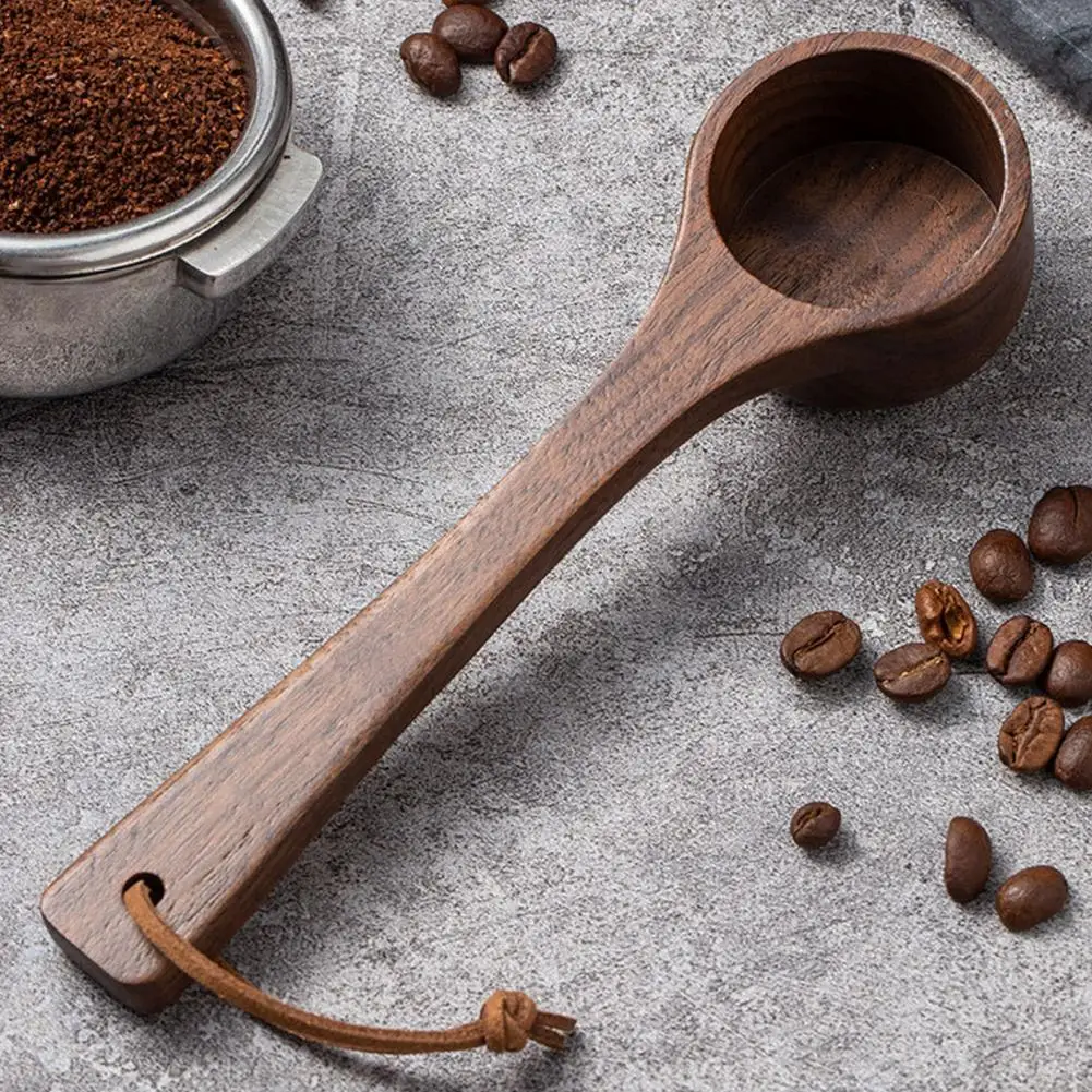 Measuring Spoon for Coffee Wooden Coffee Spoon Tablespoon Scoop for Measuring Ground Beans Mixing Kitchen Tools Utensils for Tea