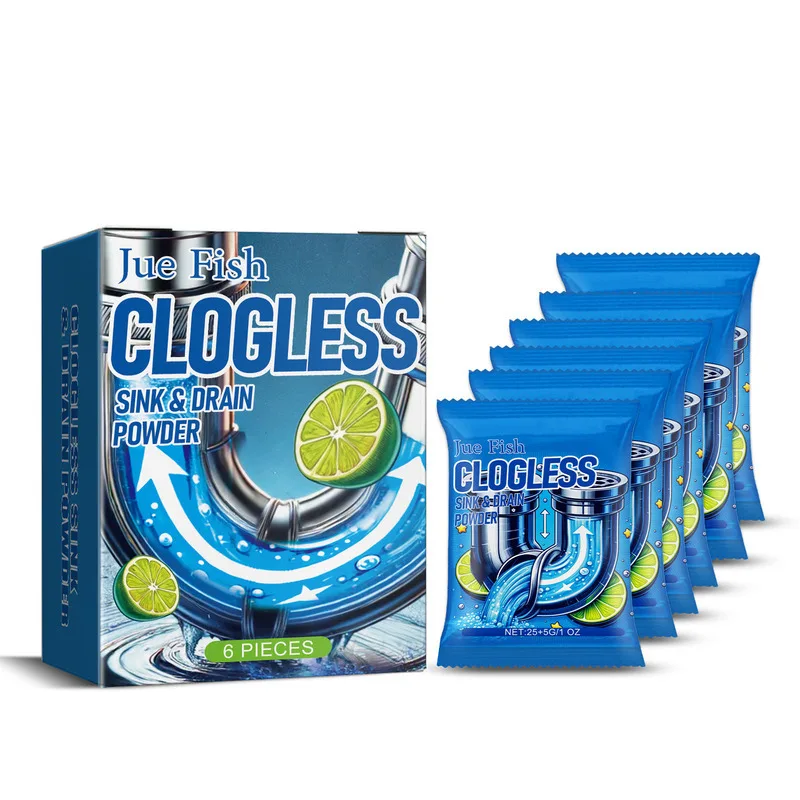 

Pipe Dredging PowderSodium Hypochlorite Lemon Fruit Extract Cleans Dissolves Sewer Drain Oil Clog Odor Removal Neutralizes Acids