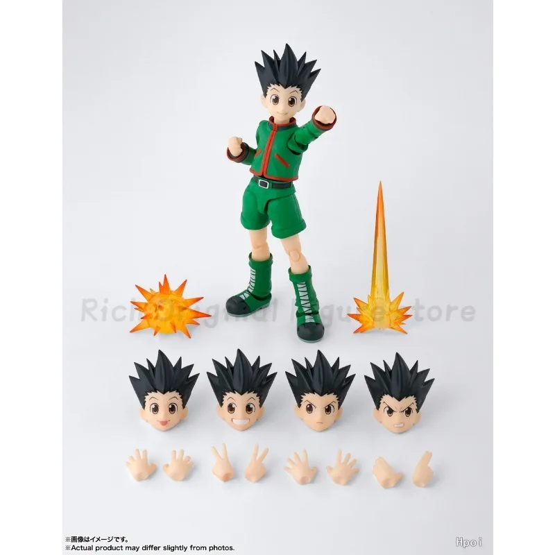 

【В наличии】Оригинальная анимационная фигурка BANDAI SPIRITS S.H.F HUNTER×HUNTER Gon Freecss, модель игрушки