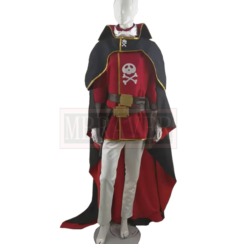uchu-kaizoku-capitaine-harlock-emeraur-cosplay-costume-fete-de-noel-halloween-uniforme-sur-mesure-n'importe-quelle-taille