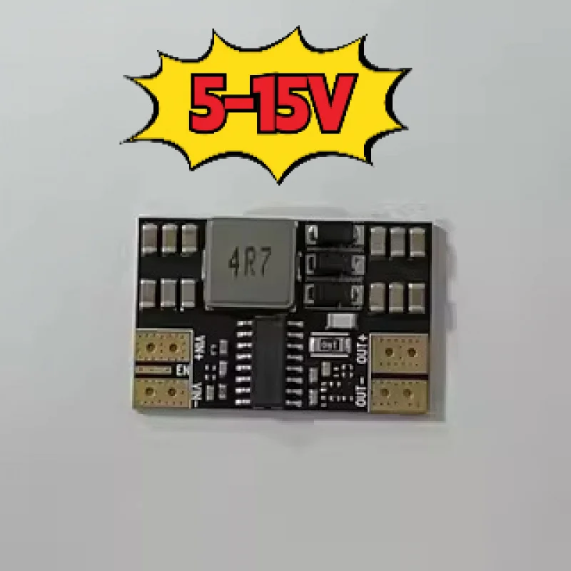 90W Non-Isolated DC-DC Boost Converter Module, 5-15V Input to Fixed 12V 15V 20V 24V Output, High Efficiency 98%