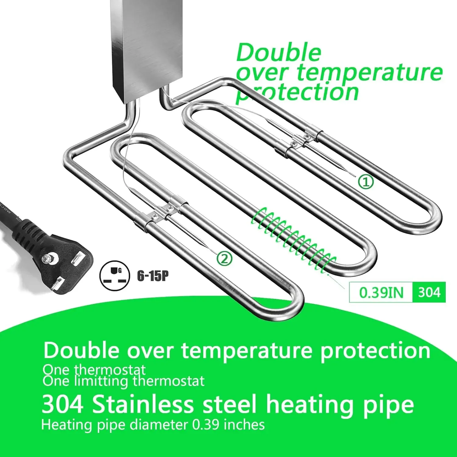 Freidoras eléctricas de doble tanque de 12L x 2/25,4 QT con cesta freidora eléctrica de encimera para Restaur