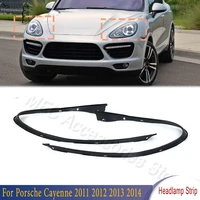 Tira de sellado de goma para faros delanteros de coche, accesorio decorativo de X-CAR para Porsche Cayenne 2011, 2012, 2013, 2014