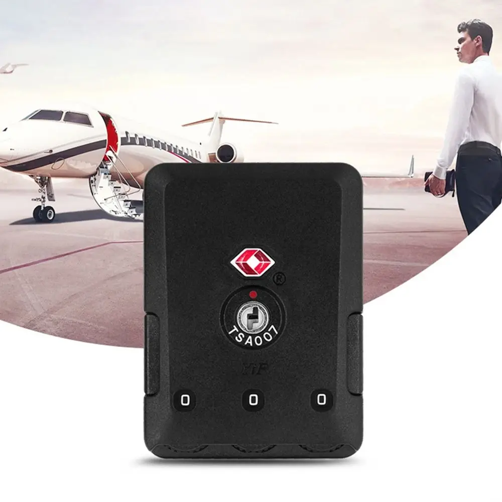 TSA 3 Digit Combination Lock Lock Catch Security Tool Suitcase Luggage Coded Lock Padlock Cabinet Locker Luggage Accessories