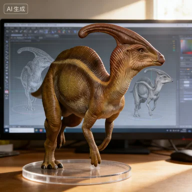 

IN Stock NANMU IS HARD TO CHANGE Jurassic Period Parasaurolophus Dinosaur Model 26CM Static Dinosaur Statue Hadrosaurus Corpse