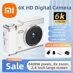 Xiaomi 6k Hd Digital Camera 6400w Pixel Student Ccd Portable Campus Mini Camera Retro Portable Camera Travel Campus Beginners