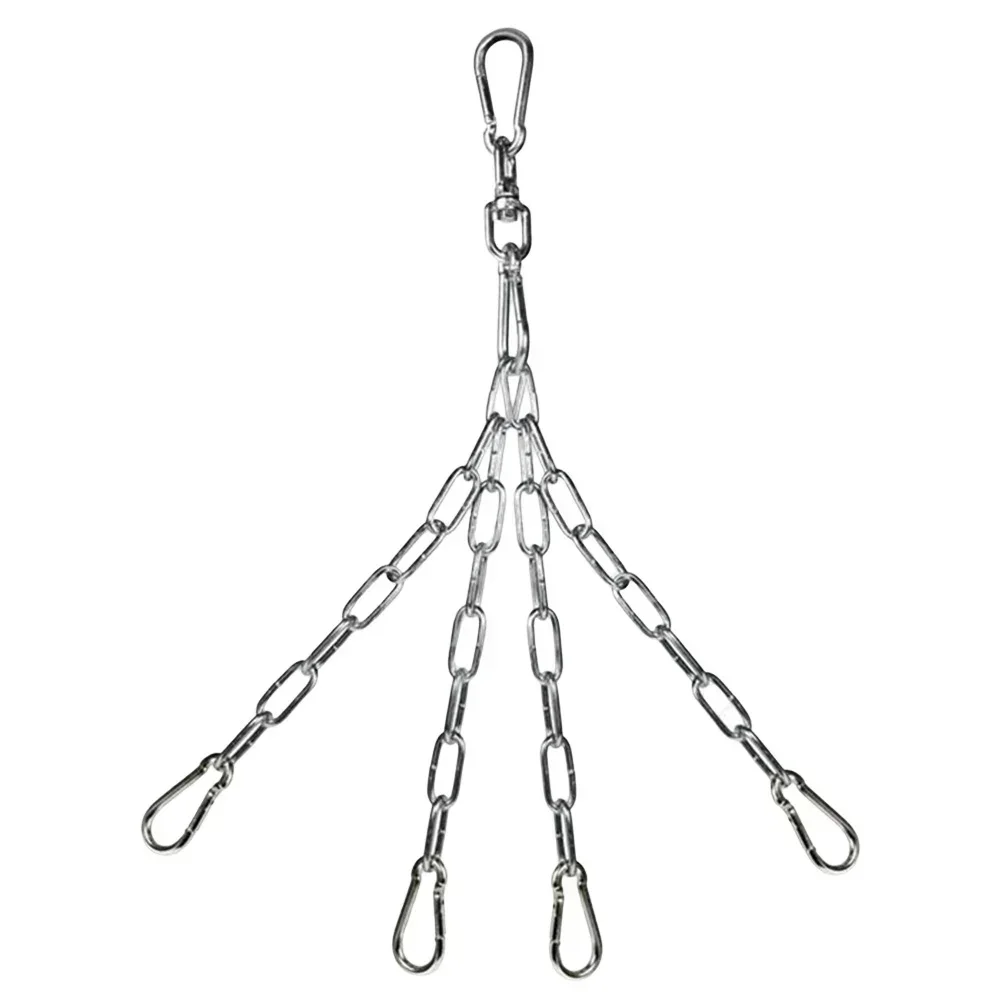 High Strength Punch Bag Chain Crafted from 304 Stainless Steel Featuring Four Hooks Essential for Any Home Gym Setup