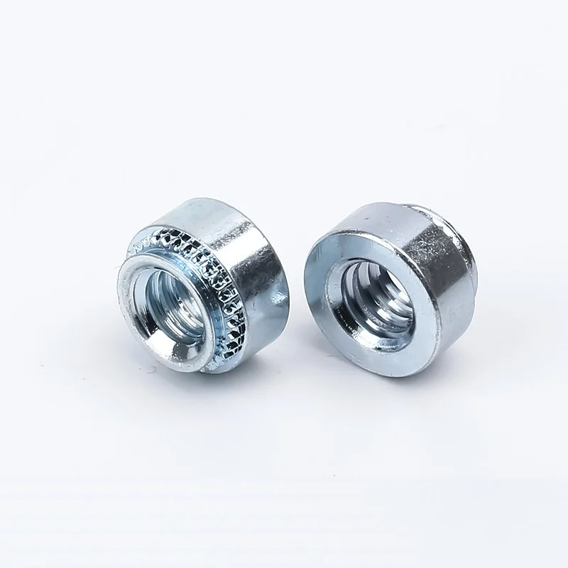 Carbon Steel Galvanized US Self-Clinching Nut Press Insert Rivet Nut Nutsert Rivnut Slab 1-2mm 1/4-20 1/4-28 5/16-18