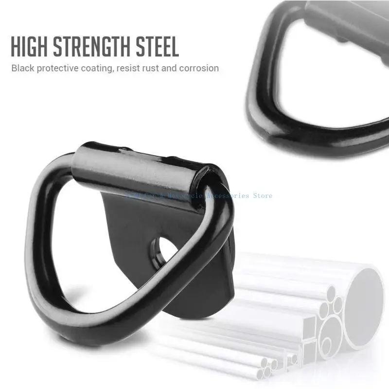 

L5BC 20PCS Прочный D-образный вытяжной крючок грузовой галстук для лодки автомобильного грузовика для автомобильного грузовика