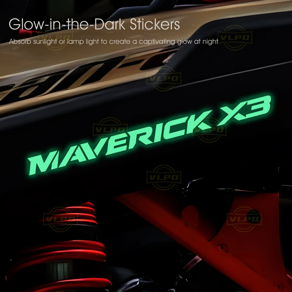 ATV Stickers Waterproof Decal for Can Am Maverick X3 BRP Canam Can-am MaverickX3 Graphics Logo Emblem Accessories