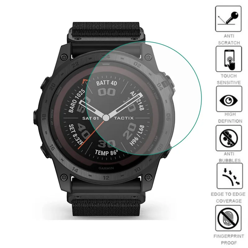 5 قطعة بولي يوريثان لينة واضحة طبقة رقيقة واقية Smartwatch غطاء ل Garmin Tactix 7/7 برو/دلتا ساعة ذكية واقي للشاشة اكسسوارات