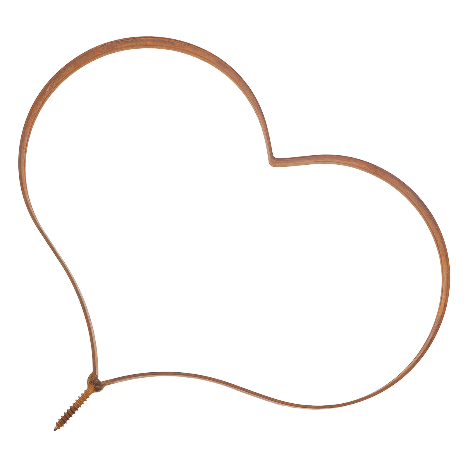 

Rustic Heart Garden Stake 23.5cm Metal Outdoor Decor Vintage Rusted Iron Heart Shape Valentine's Day Yard Decoration Patio Lawn