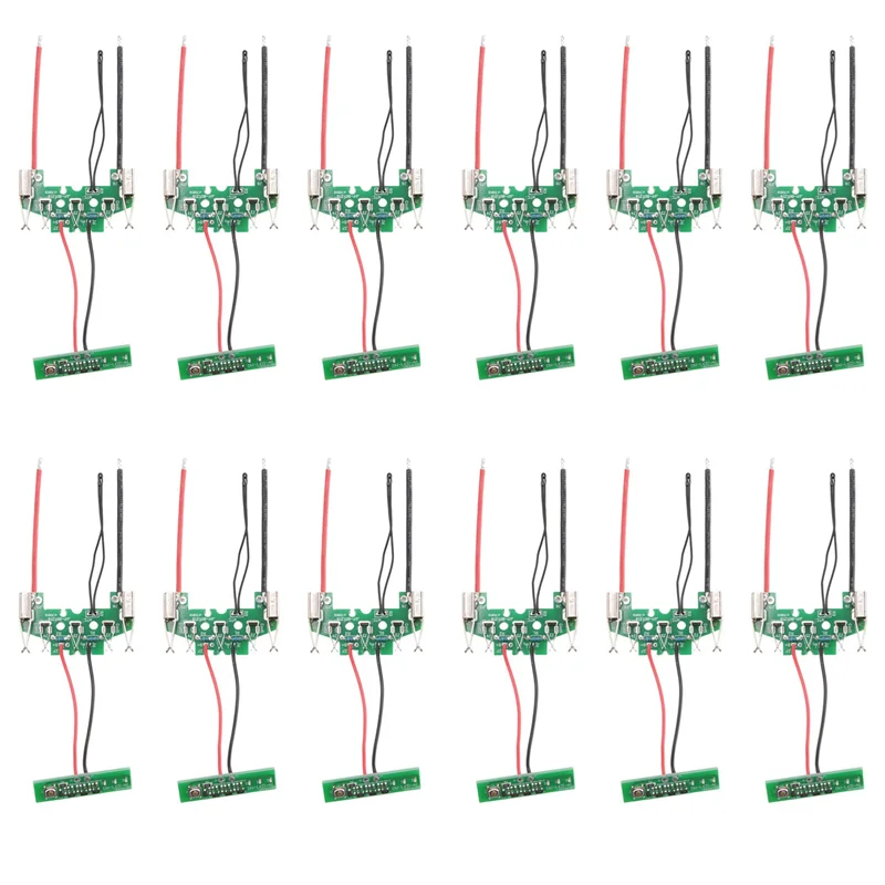 

B84B-12Pcs BAT610 18V Lithium- Battery PCB Charging Protection Circuit Board For Boschs 18V Li- Battery