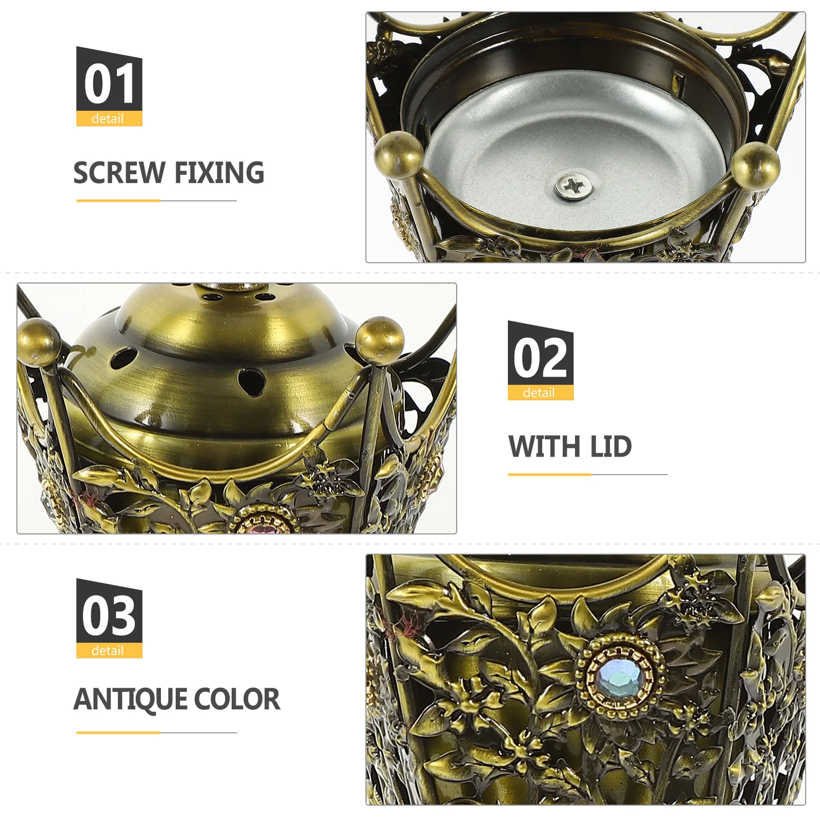 

Portable Electric Incense Burner Lightweight Aroma Stove for Indoor Use Home Decor Burner with Artistic Design Ideal for Tea