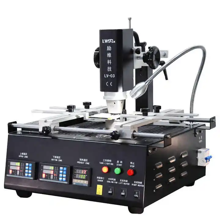 

LV-03 4300W Smart Station 3 Temperature Zones BGA Repair Hot Bar Soldering Machine For Rework Station New Condition