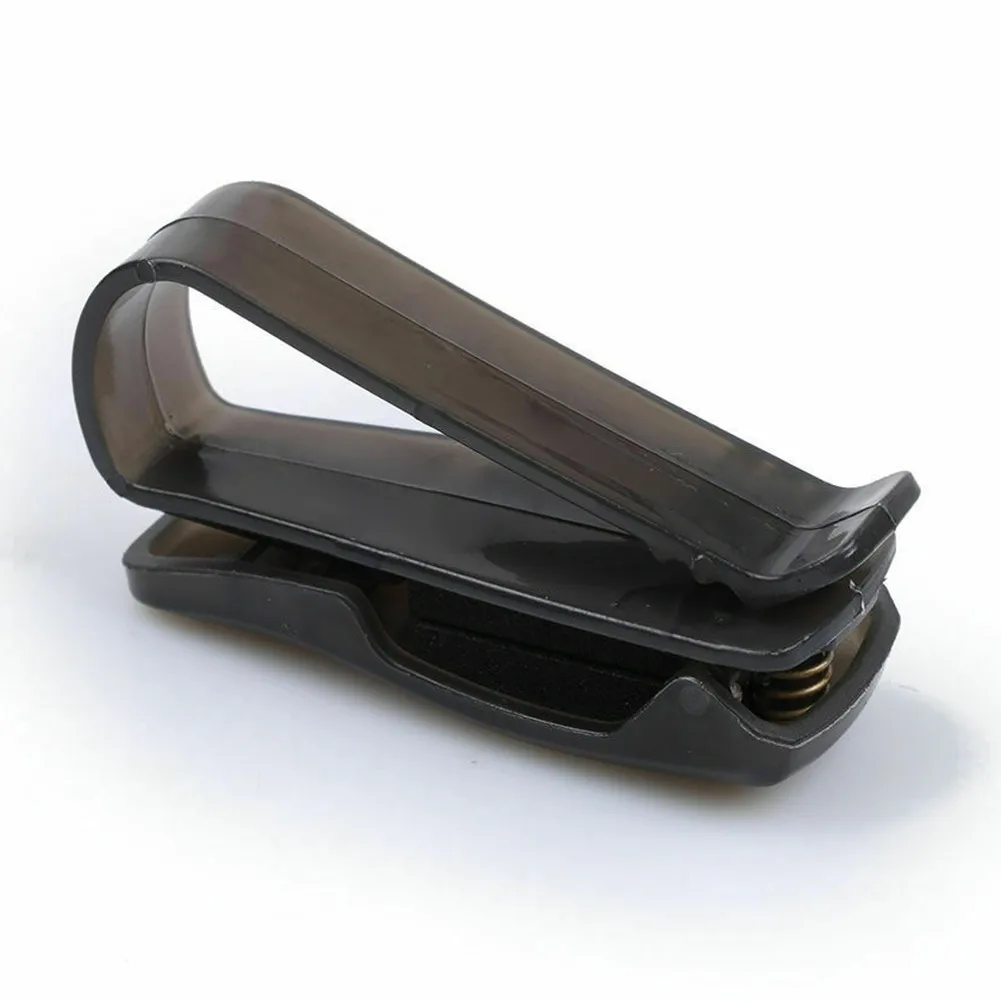 Car Glasses Clip ABS Sun Visor Ticket Accessory for Black Card Holder Glasses Plastic Receipt Replacement  Car