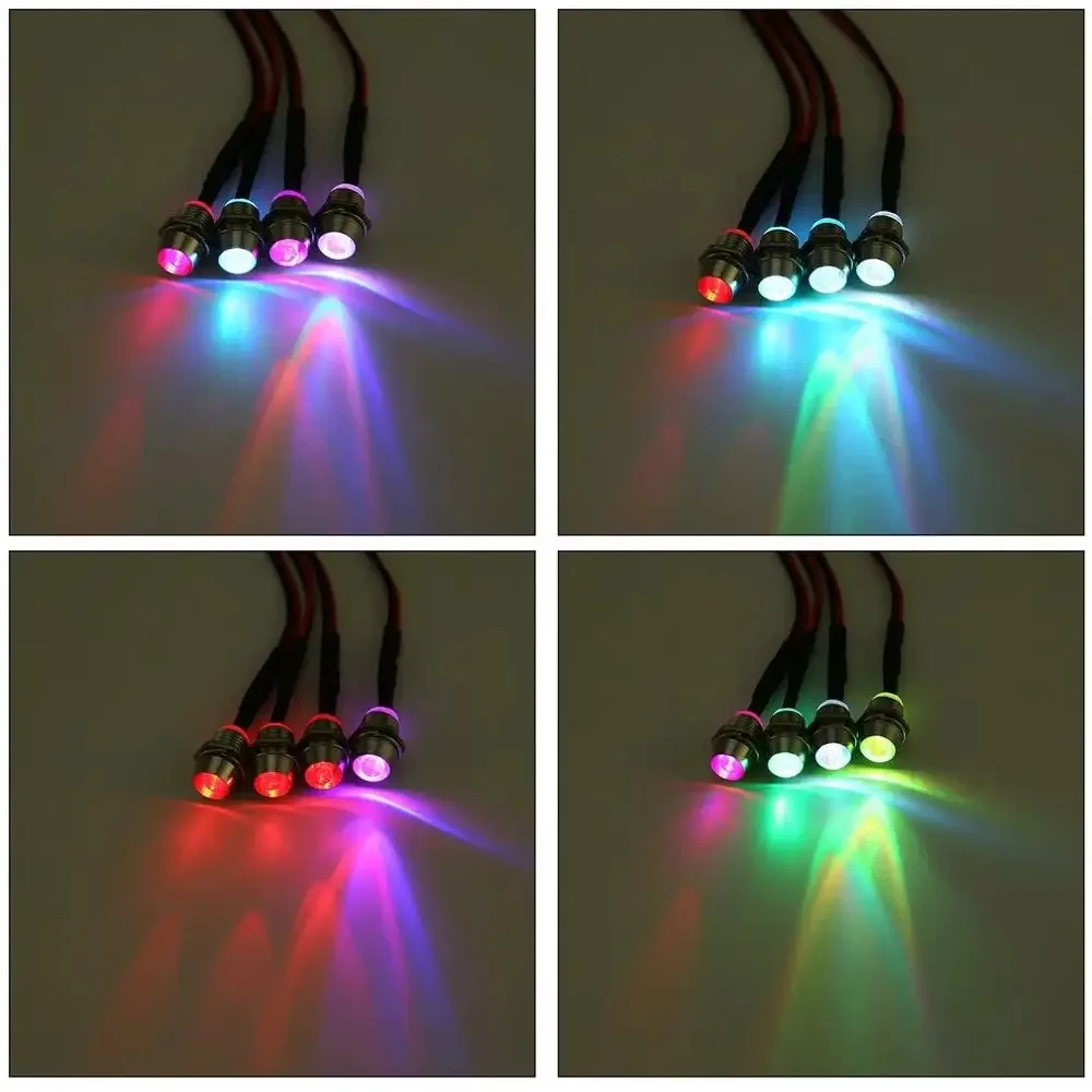 RC LED-Lichtset Scheinwerfer für 1/10 1/8 1/12 RC Auto Truck Crawler Drift Car Frontscheinwerfer Rücklicht TRAXXAS HSP HPI MN99 MN90 – Detail 12
