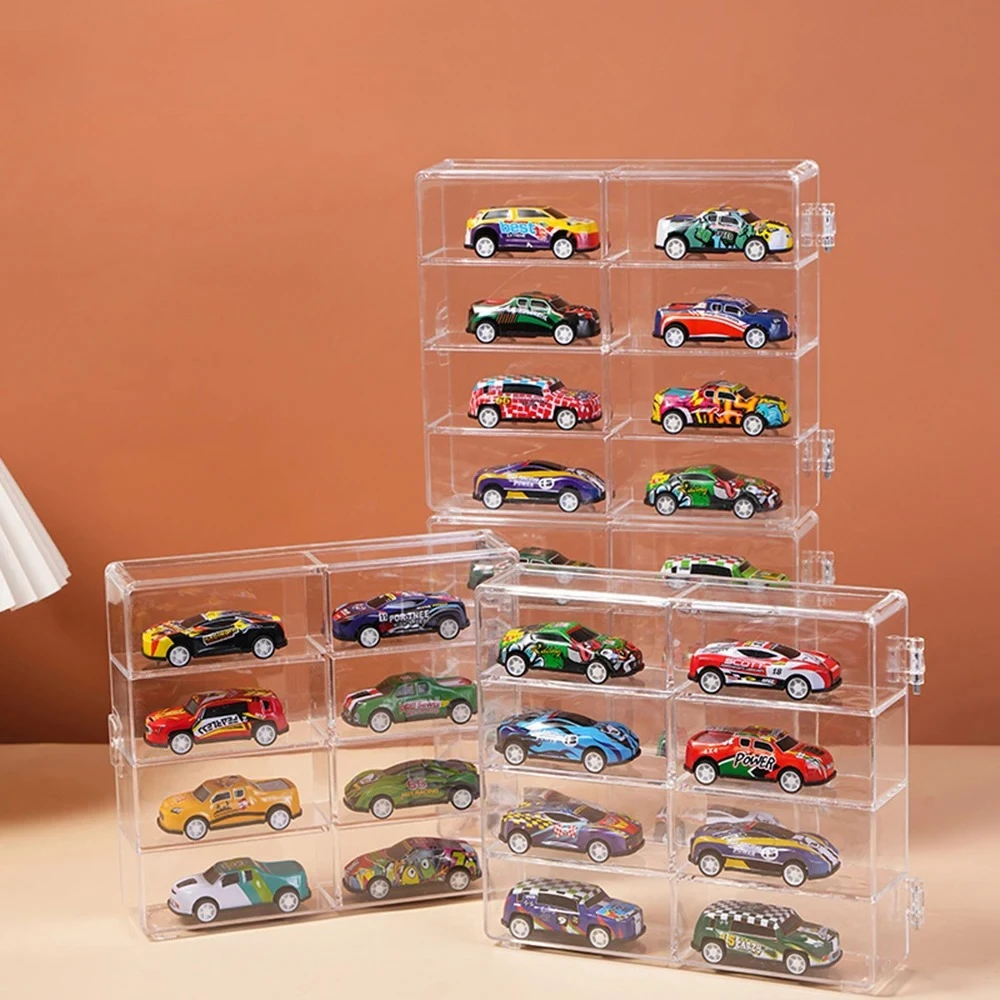 1PC Compact Car Model Storage Display Box, Car Model Dust-Proof Display Stand, Transparent Toy Car Placement Box