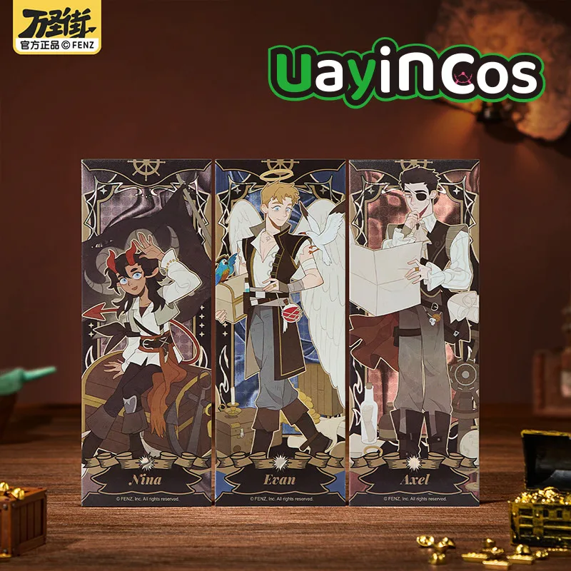 In Stock Original All Saints Street Sail The Vast Sea Theme Laser ticket collection card Ornament Accessories Anime Game Toy Gi