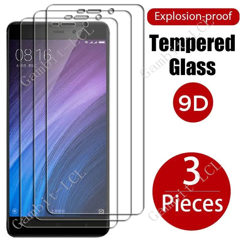 3PCS Tempered Glass For Xiaomi Redmi 4 Prime (Pro) Redmi4Prime Redmi4 4Prime 5