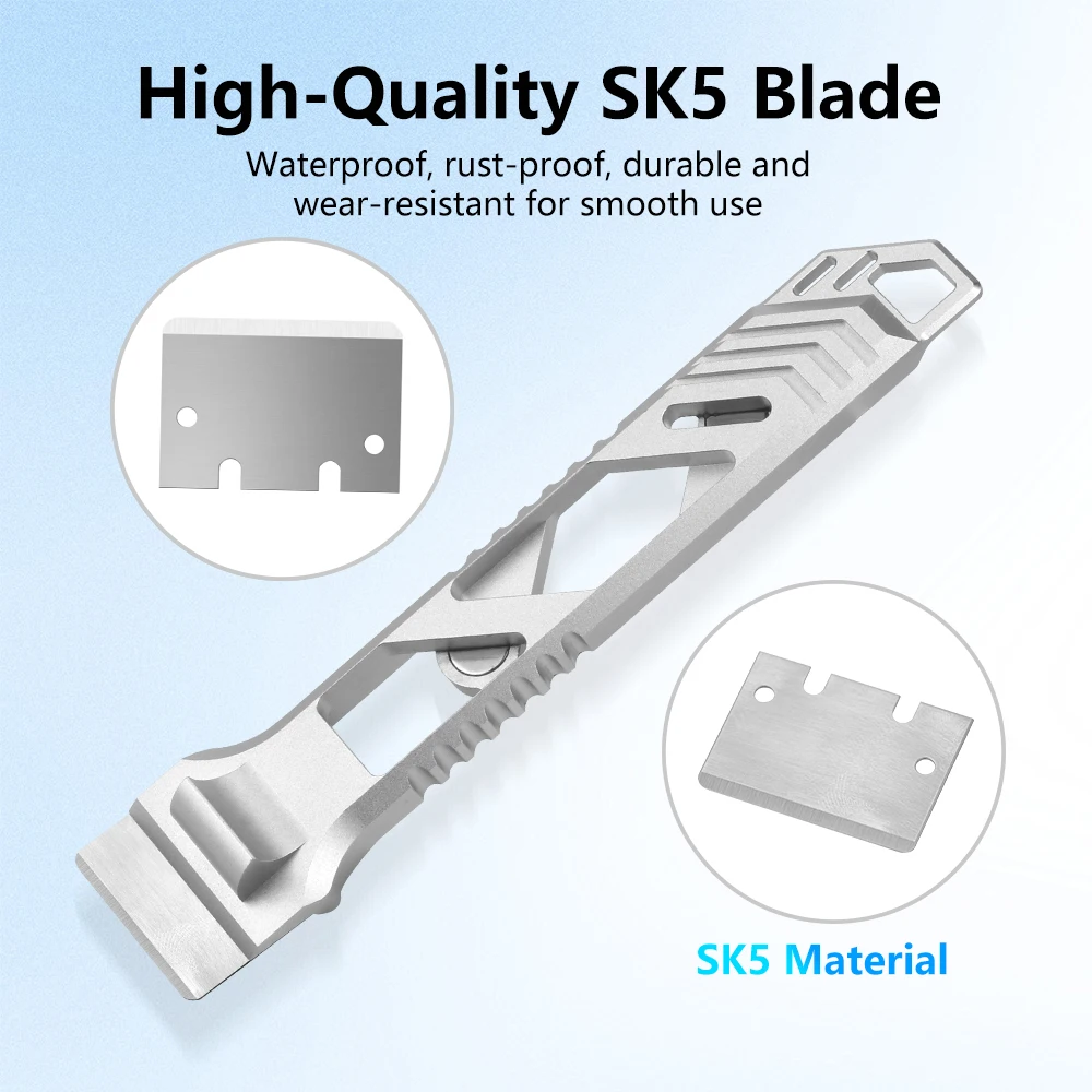 Magnetischer Legierungsschaber für Bambu Lab Creality Aircraft CNC Aluminiumlegierung Schaberklinge Schaufel Schaber Messer 3D-Druckerteile – Detail 6
