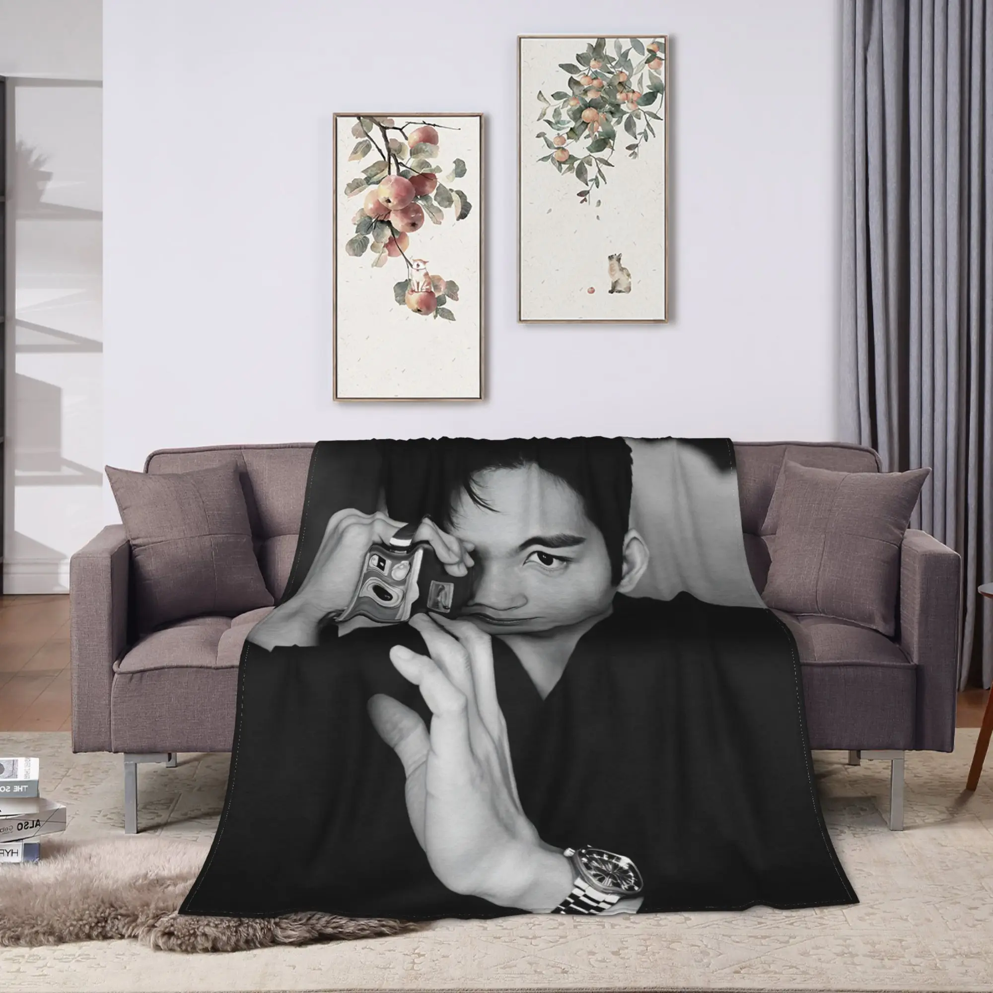 The Early Spring jing boran Blanket Quality Super Soft  Throw Blanket Winter Students Living Room Novelty Bedspread