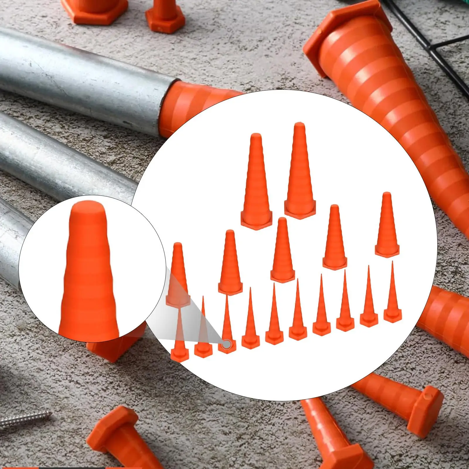 Tappi per servizio olio idraulico da 17 pezzi antigoccia per giunti di irrigazione