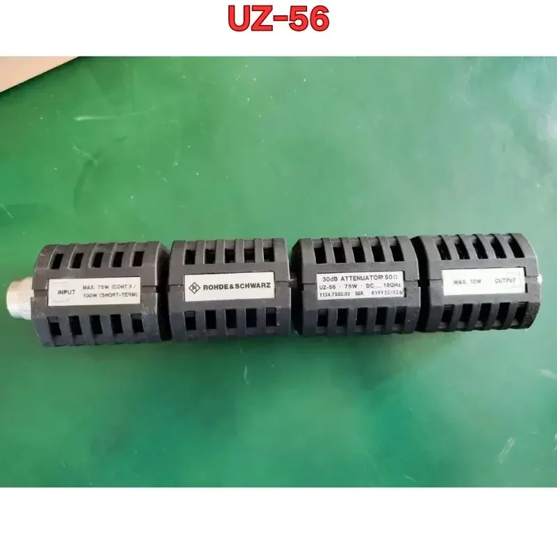 Second-hand Rohde & Schwarz UZ-56 attenuator power meter probe attenuator 75 watts 30dB 18G functional test normal