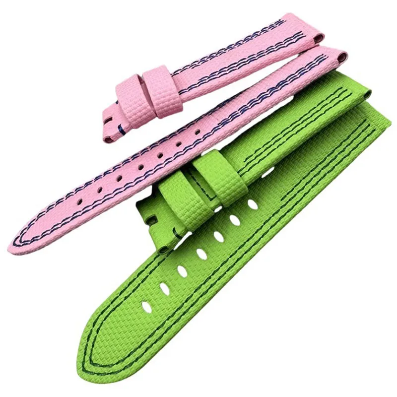 20mm 22mm 24mm FKM Rubber Bracelet for Panerai Fluororubber Strap Lumino Stealth PAM01122 PAM441/359/312/616 Watchband 26mm 27mm