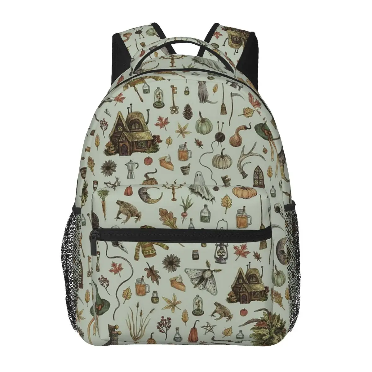 Green Cozy Crone Backpacks Boys Girls Bookbag Children School Bags Cartoon Kids Rucksack Shoulder Bag Large Capacity