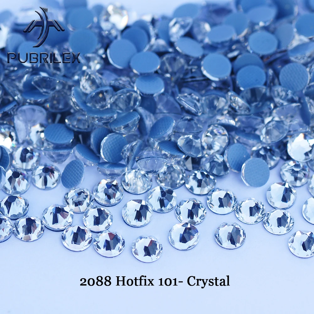 YANRUO 2088HF Diamante Element 8 große 8 kleine Bügel-Strasssteine zum Aufbügeln für Kleidung, Kristalle, DIY-Dekoration, Hochzeitskleid – Detail 3