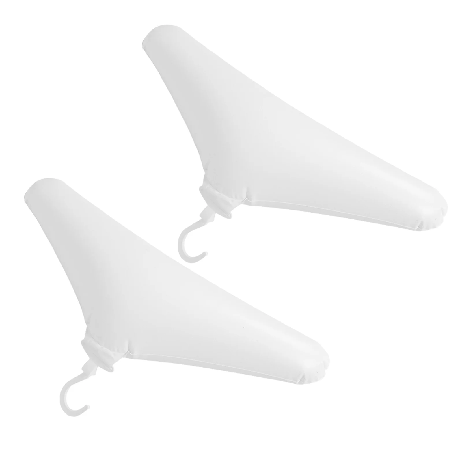 

2Pcs Blow Up Hangers for Travel Inflatable Foldable Clothes Hanger Portable Laundry Drying Rack Non-Slip Hook for Hotel Car