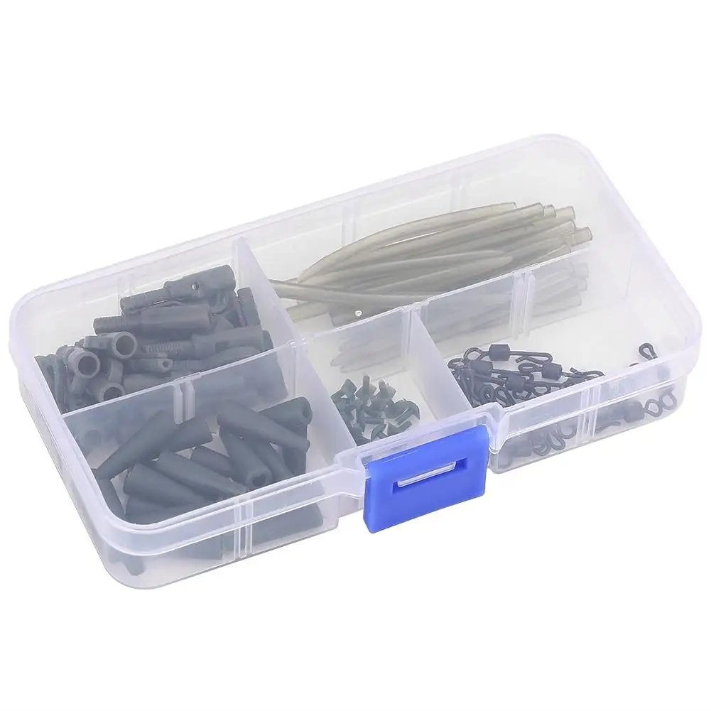 

Swivel Pins Lead Clips Tail Tubes Sleeves Box Carp Fishing Tool Set Terminal Tackle Kit