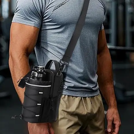 New Sports Gym Magnetic Kettle Bag Outdoor Sports Mobile Phone Water Cup Crossbody Bag Cycling Bag