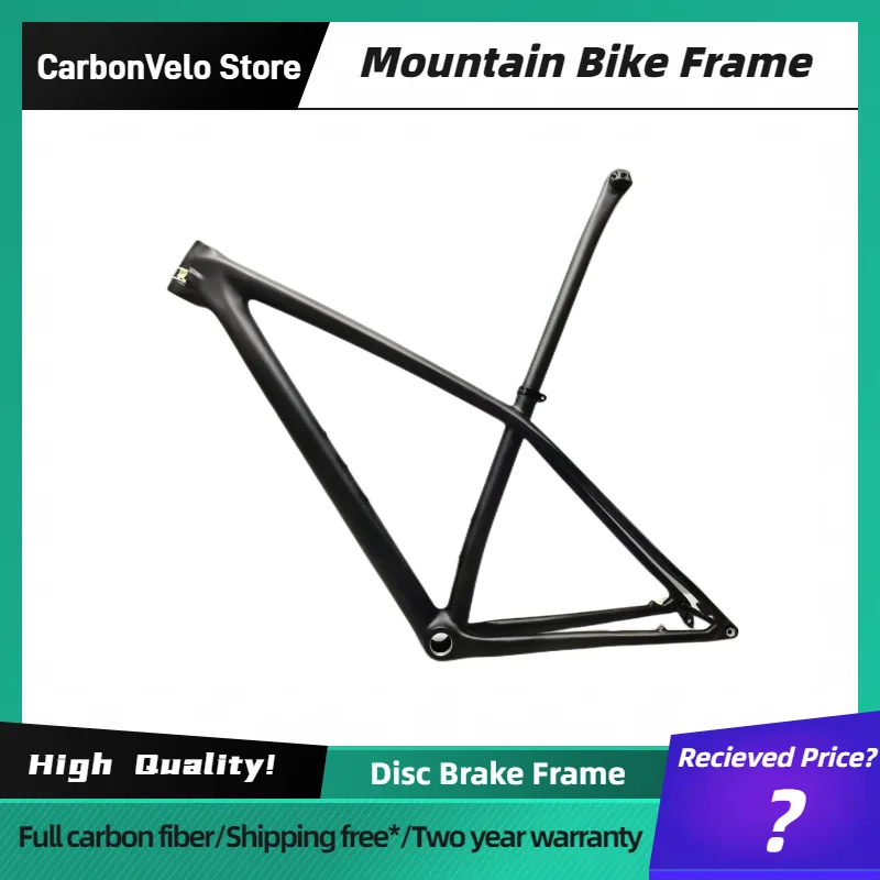 

29er Bike Frame Mountain Bike Frame Bicycle Frame Full Carbon Bike Frame Disc Brake High Quality T1100k Taiwan Made