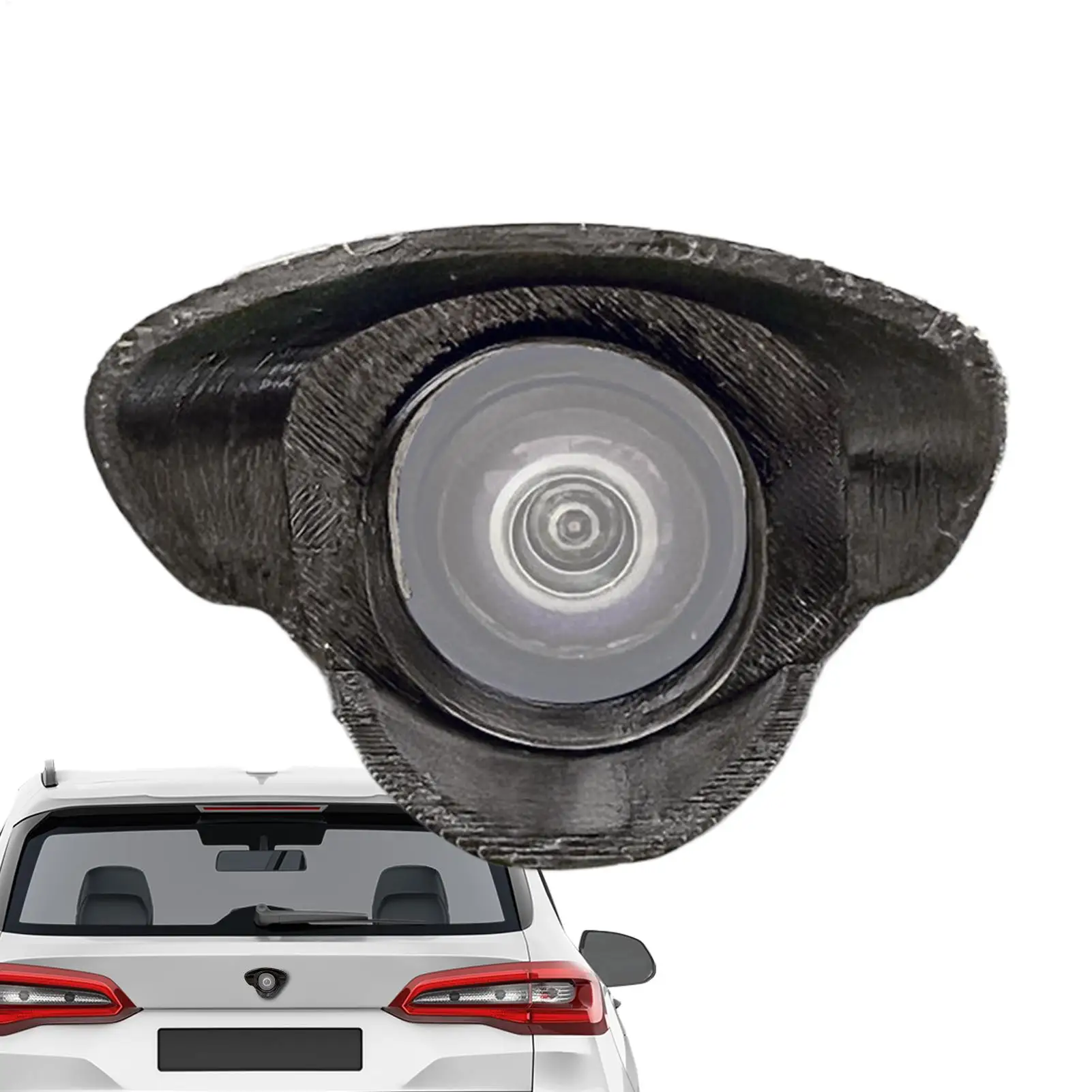 Waterproof Curved Backup Camera Cover Adhesive Lens Hood for Cars Rear View Camera Outdoor Driving Commuting Road Trip Vehicle