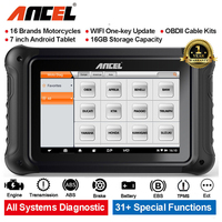 ANCEL MT700 All Systems Motorcycles Diagnsotic Tool Oil Service reset ABS Bleeding TPS ECU Reset For BMW/Triumph/Ducati/Honda
