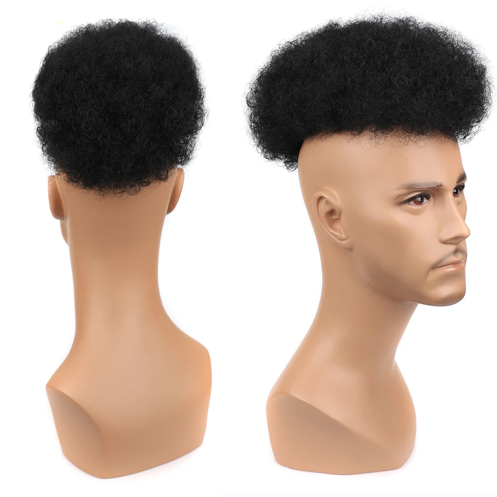 Nakładki do włosów dla kobiet Mężczyźni Kawałki włosów do przerzedzania włosów z 4 klipsami w Wiglet Syntetyczne Afro Kinky Curly Perpee Extensions