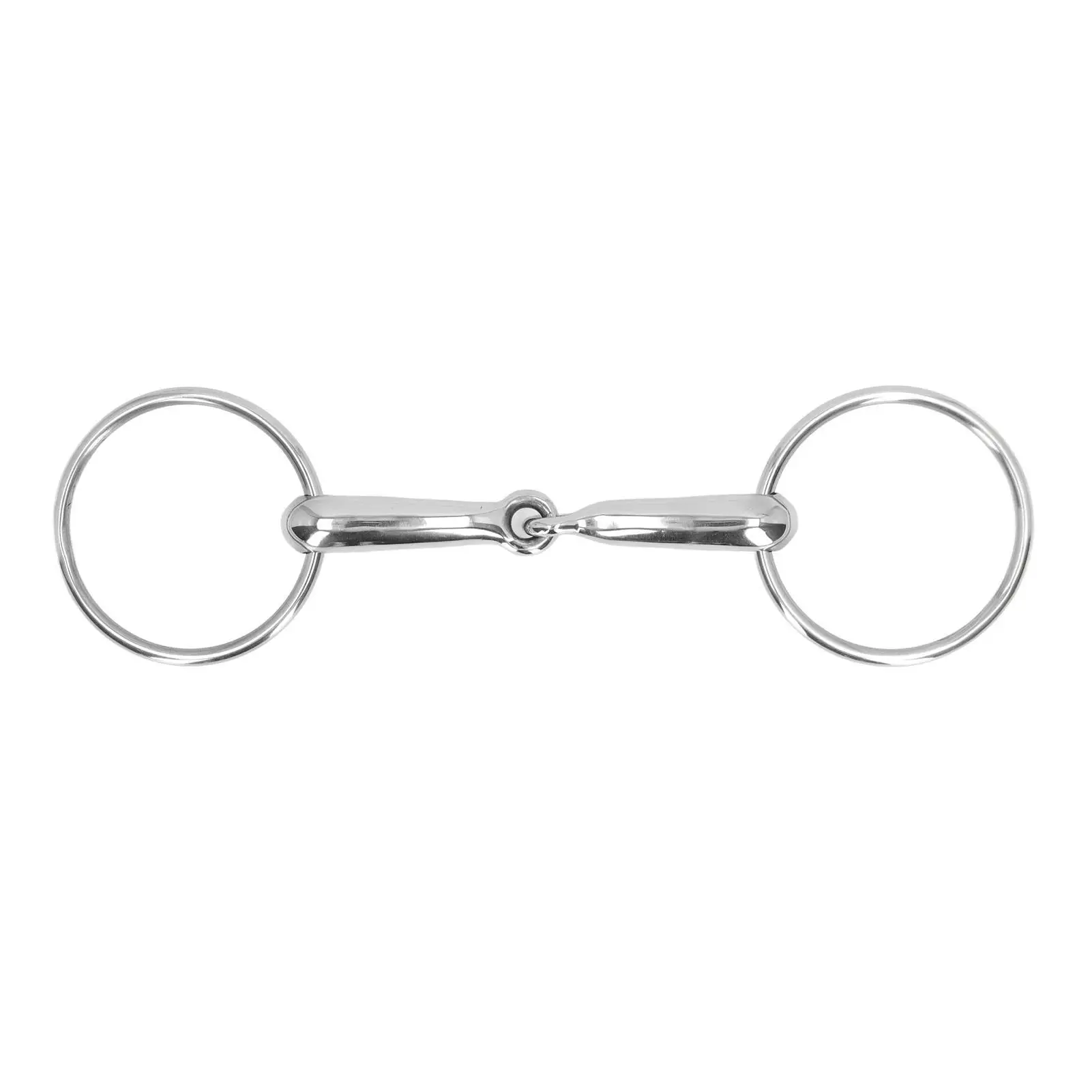 Rustproof Horse Snaffle Bit - Durable, Wear-Resistant Mouthpiece for Racing & Equestrian Use