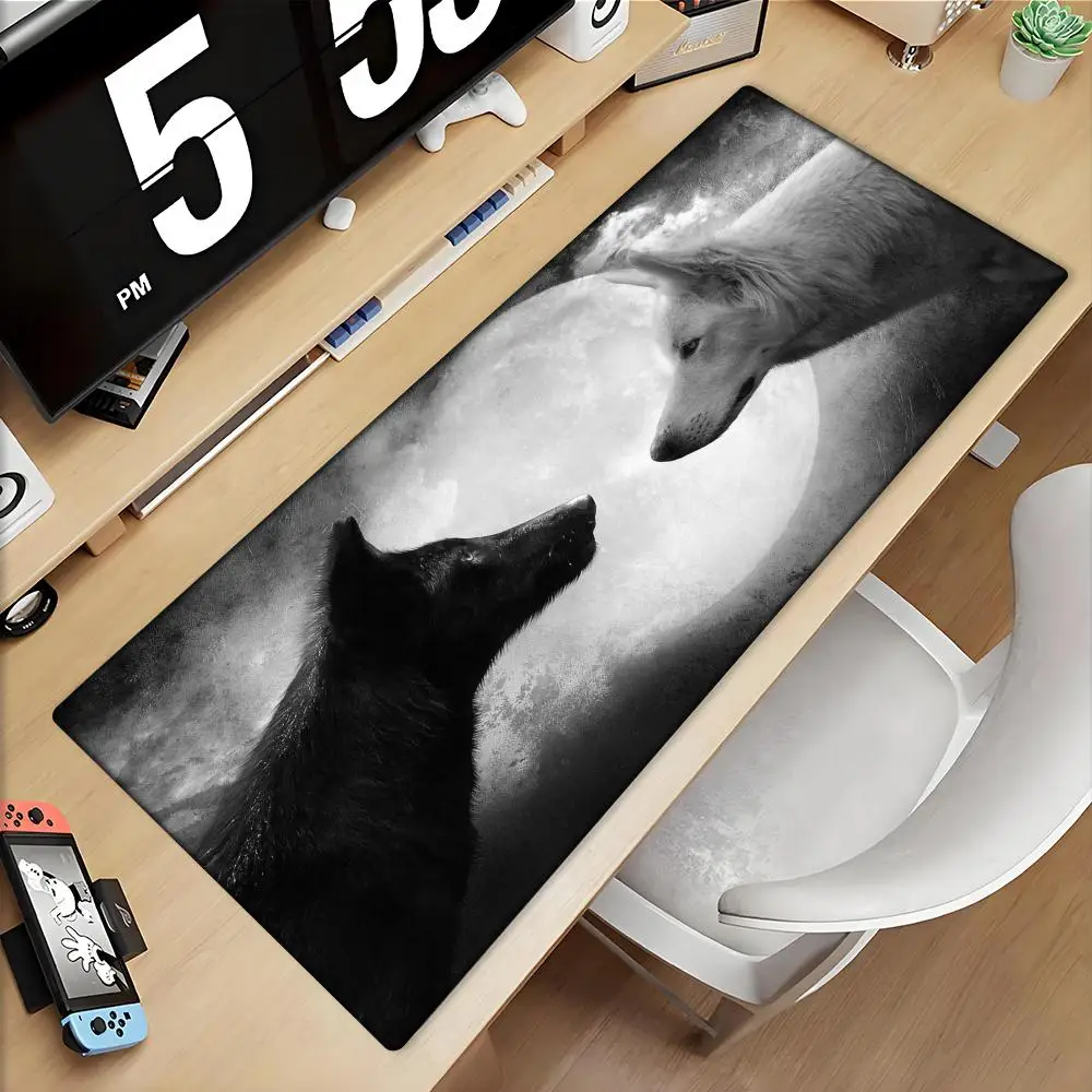 

Galaxy Moon Snow Wolf Small Mouse Pad Gaming Mousepad PC Gamer Mouse Mat XXL Computer Pad Keyboard Mat Desk Pad Laptop Mausepad